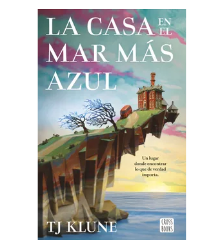 La casa en el mar más azul
