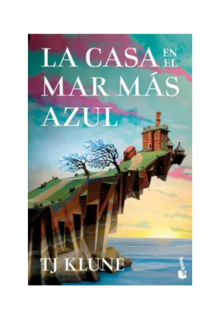 La casa en el mar más azul