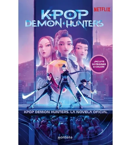 Portada del libro KPop Demon Hunters. La novela oficial.